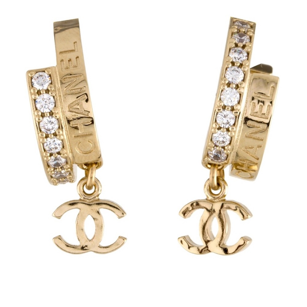 Chanel Large hoop earrings